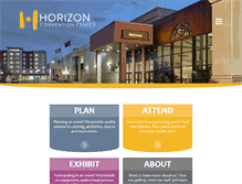 Tablet Screenshot of horizonconvention.com